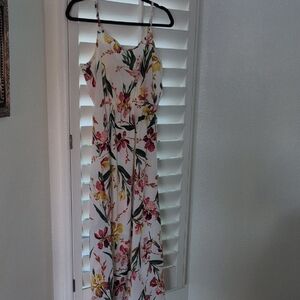 SHEIN Floral Print Maxi Dress with Spaghetti Straps